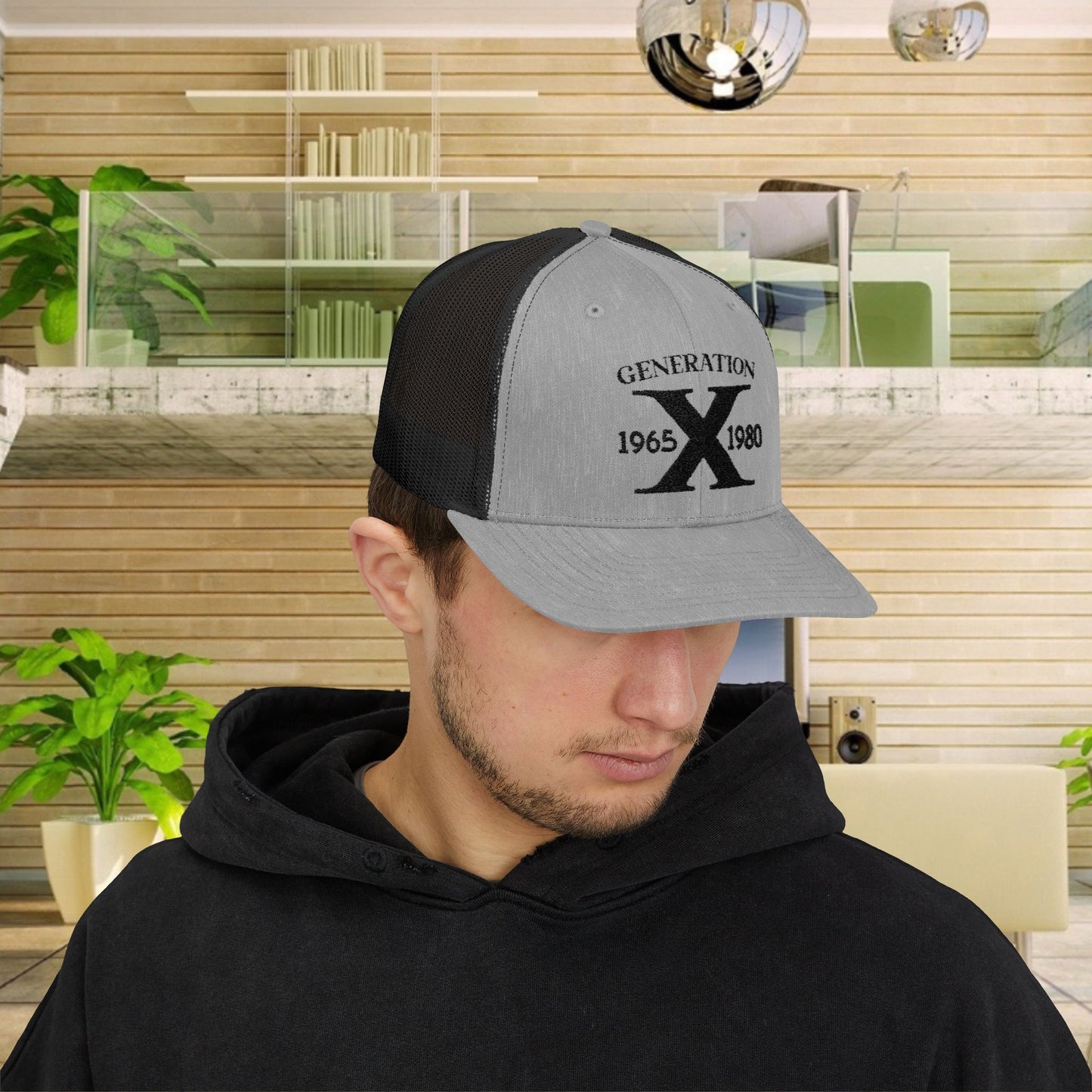 Generation X Snapback Trucker Cap - Stylish Vintage Hat for Gen X Enthusiasts