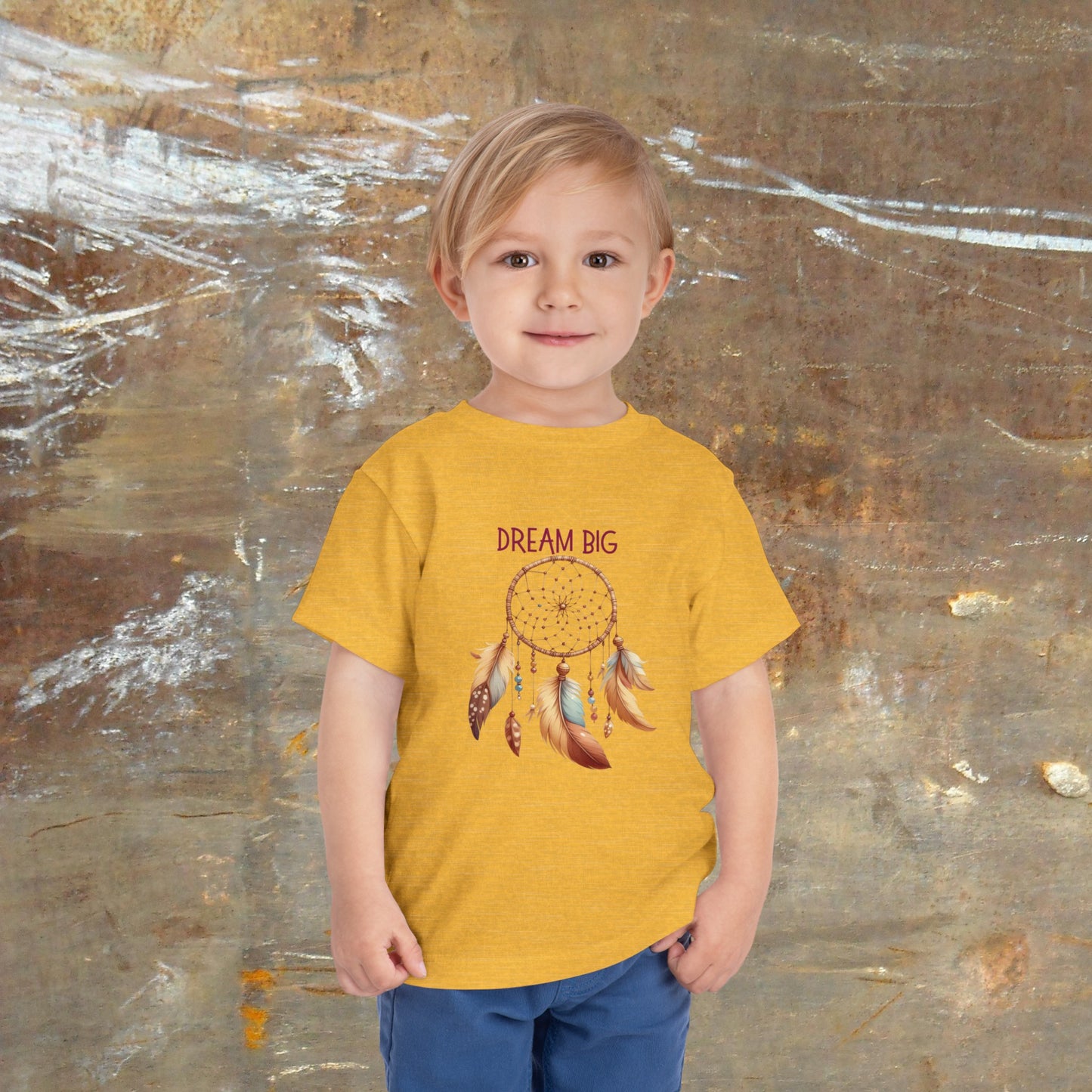 Dream Big | Dreamcatcher | Boho Babies | Hippie | Toddler Short Sleeve Tee