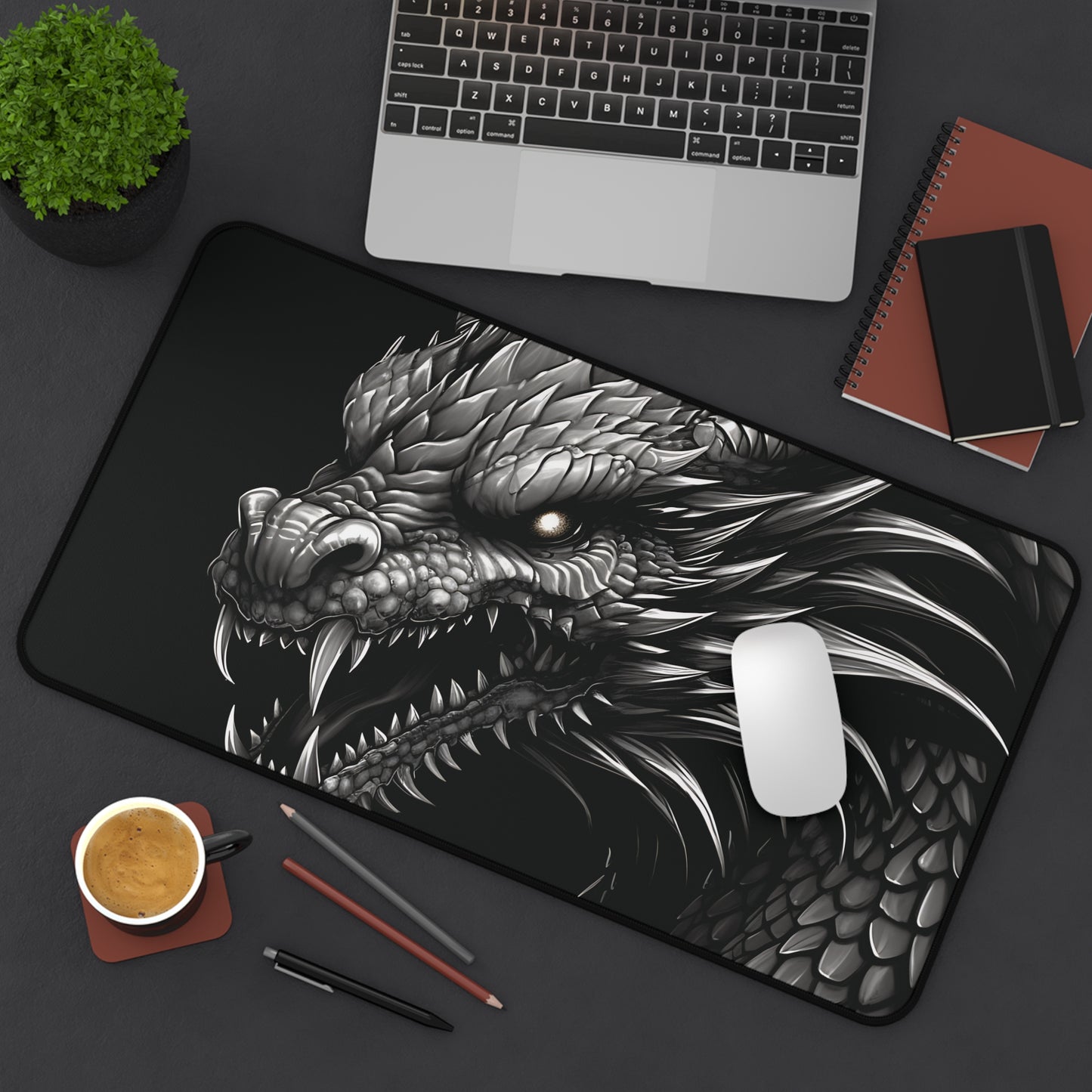 Gaming Mat | Desk Mat | Mouse Pad | Dragon | Fantasy | TCG | MTG