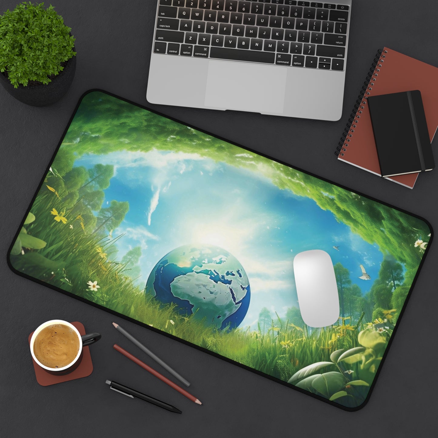 Gaming Mat | Desk Mat | Mouse Pad | Nature | Earth | TCG | MTG