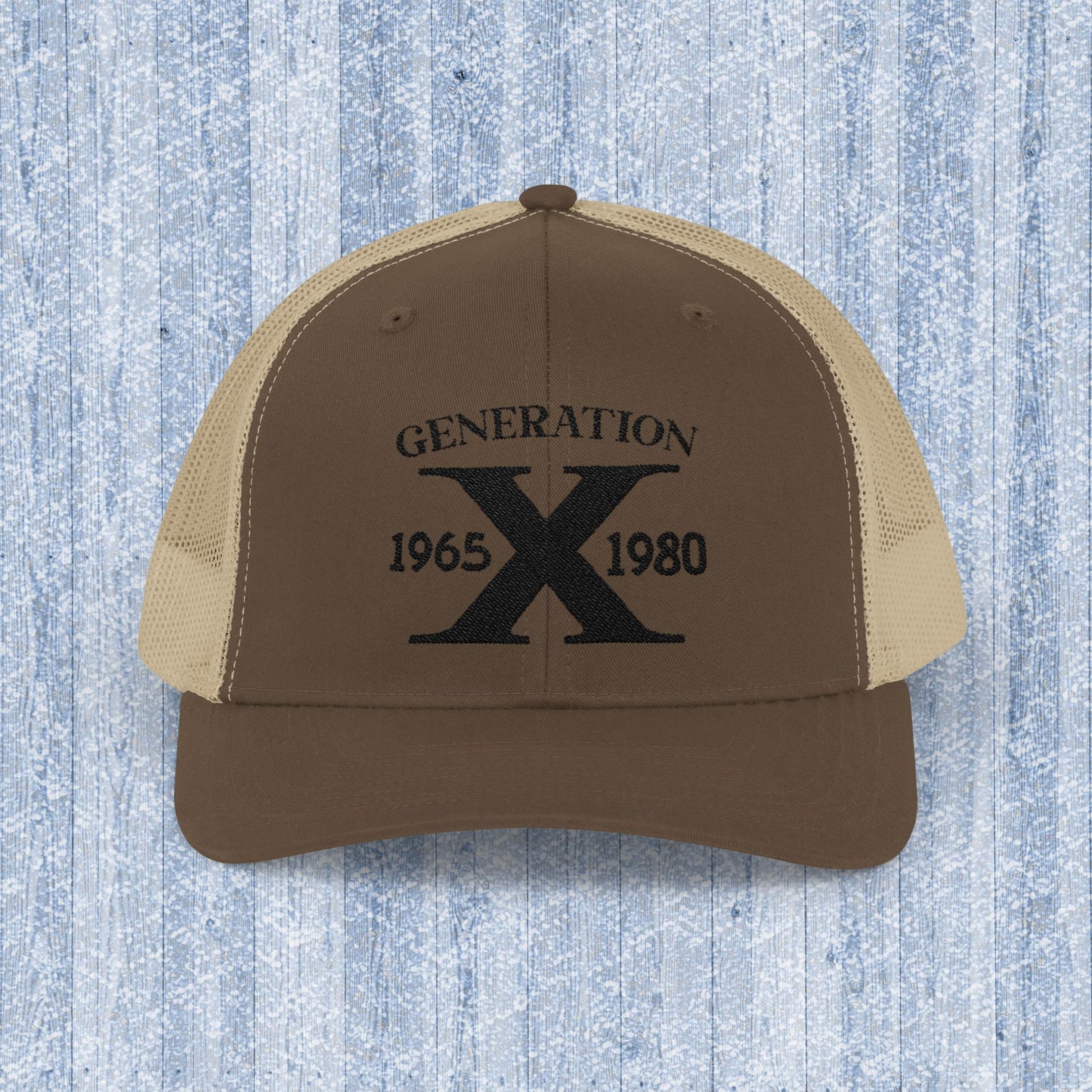 Generation X Snapback Trucker Cap - Stylish Vintage Hat for Gen X Enthusiasts