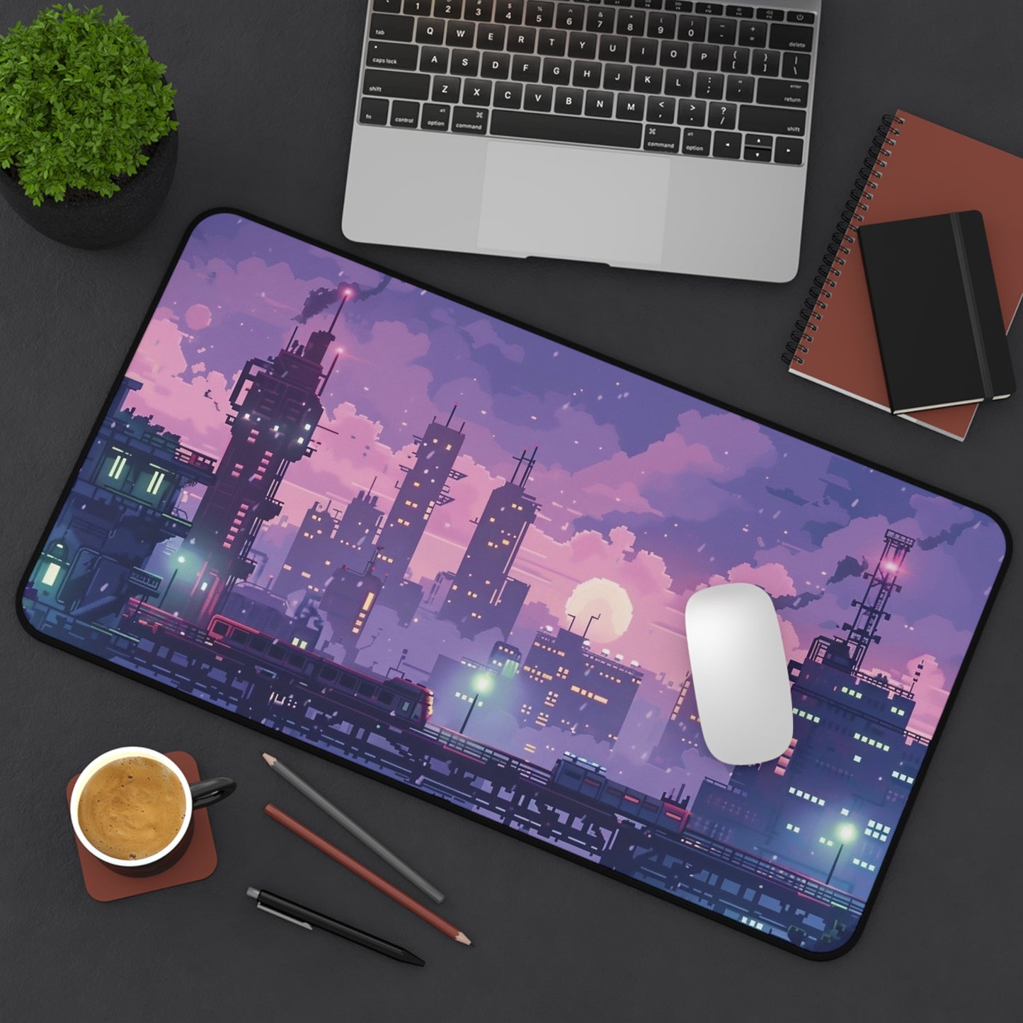 Gaming Mat | Desk Mat | Mouse Pad | Cityscape | Skyline | TCG | MTG