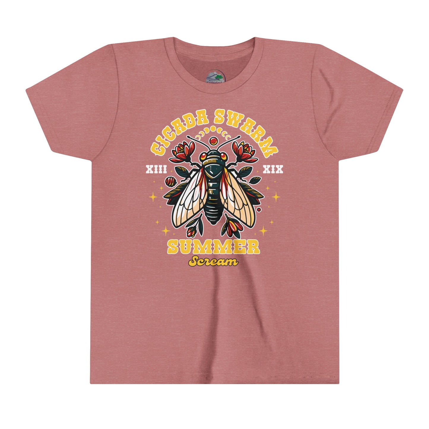 Cicada Swarm | Summer Scream | Double Emergence | 2024 Reunion | Youth Short Sleeve Tee