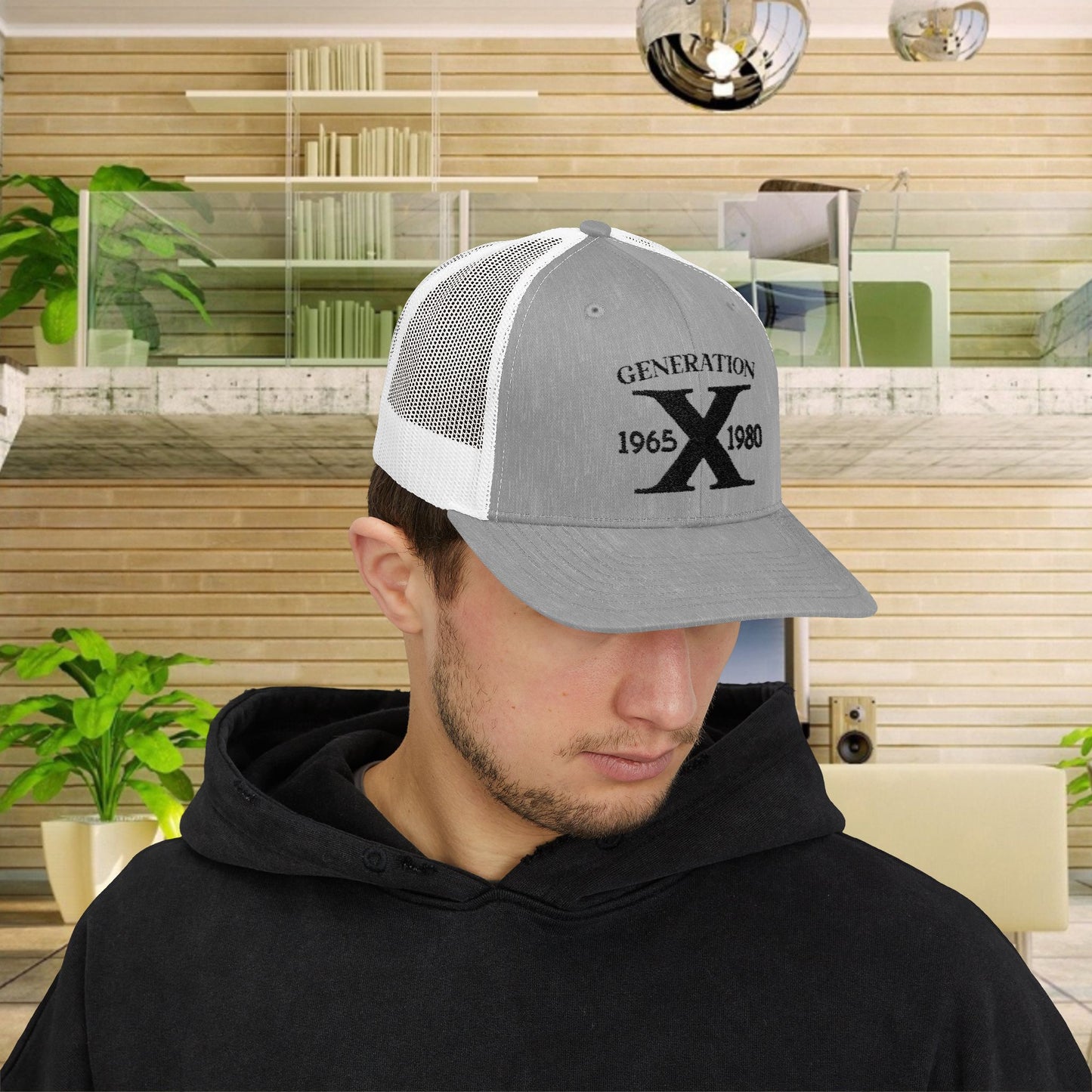 Generation X Snapback Trucker Cap - Stylish Vintage Hat for Gen X Enthusiasts