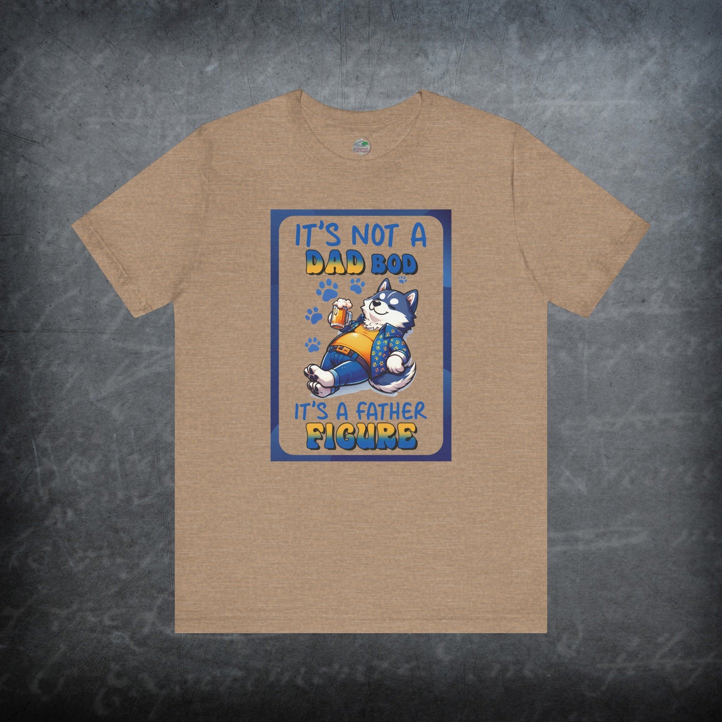 Dad Bod | Father Figure | Dad | Father's Day | Grandpa | Adult Jersey Short Sleeve Tee