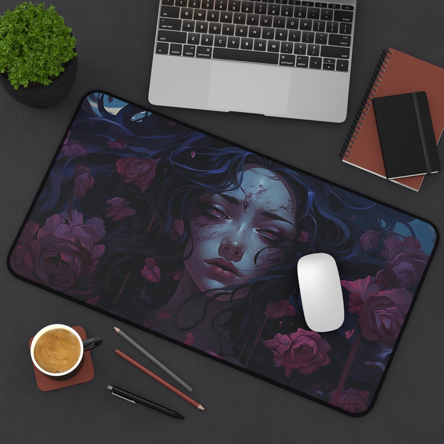 Gaming Mat | Desk Mat | Mouse Pad | Gothic | Fantasy | Sorceress | Enchantress | TCG | MTG