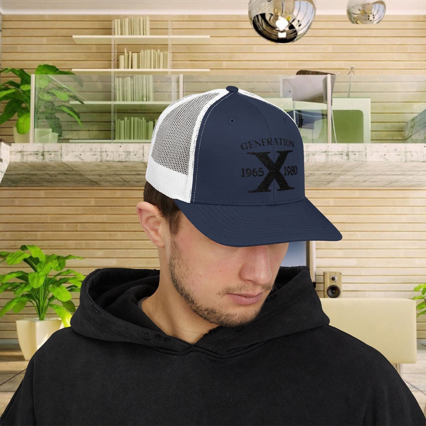Generation X Snapback Trucker Cap - Stylish Vintage Hat for Gen X Enthusiasts