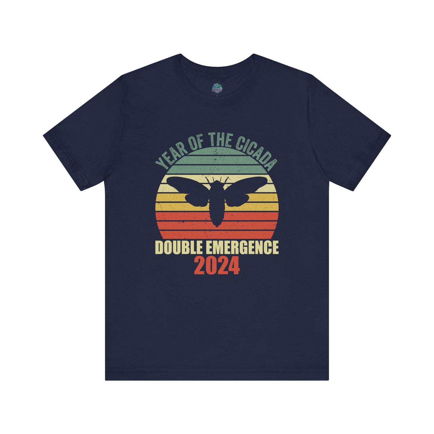 Double Emergence | Cicada Summer | 221-year Brood Reunion | 2024 | Adult Jersey Short Sleeve Tee