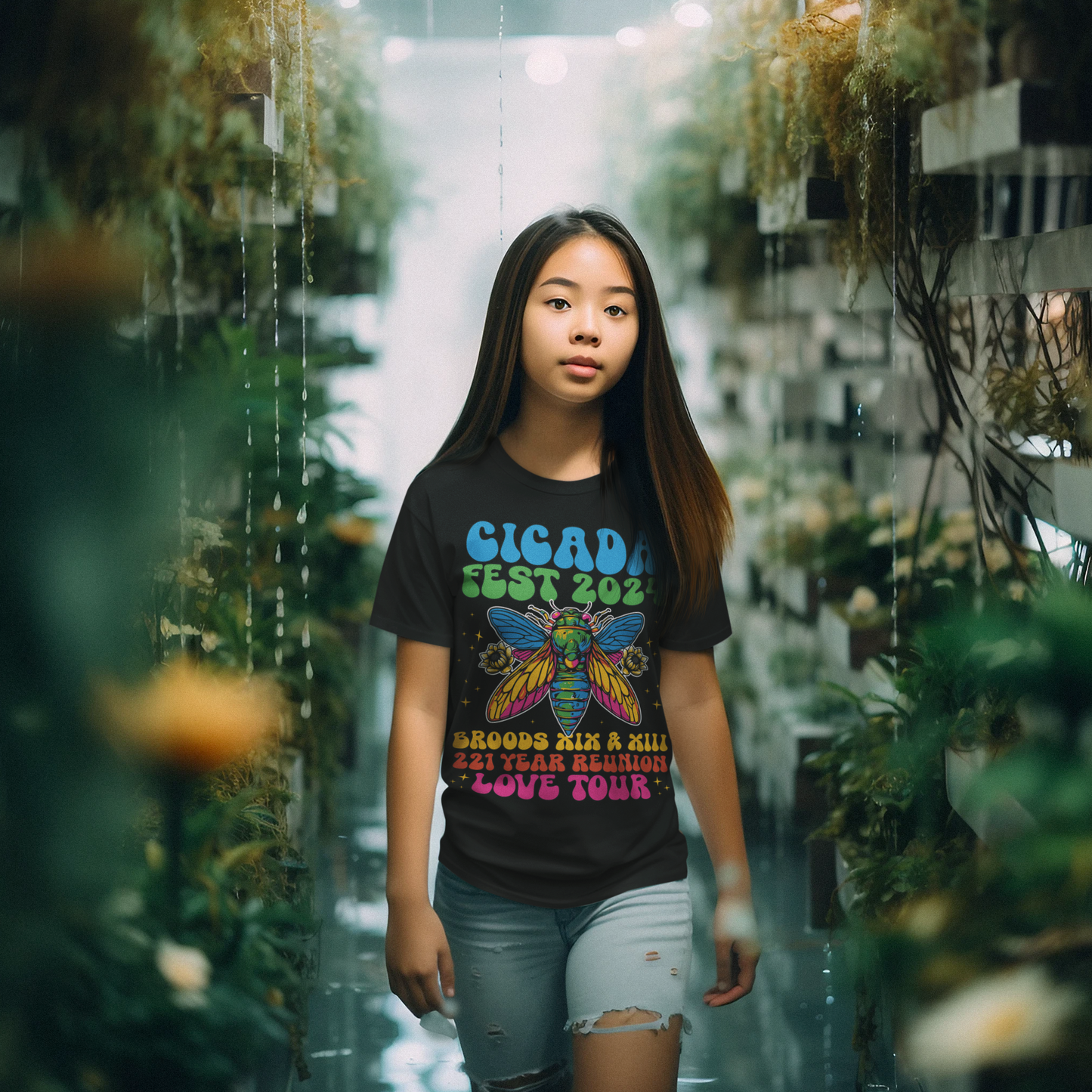 Cicada Fest | Love Fest | Double Emergence | 2024 Reunion | Youth Short Sleeve Tee