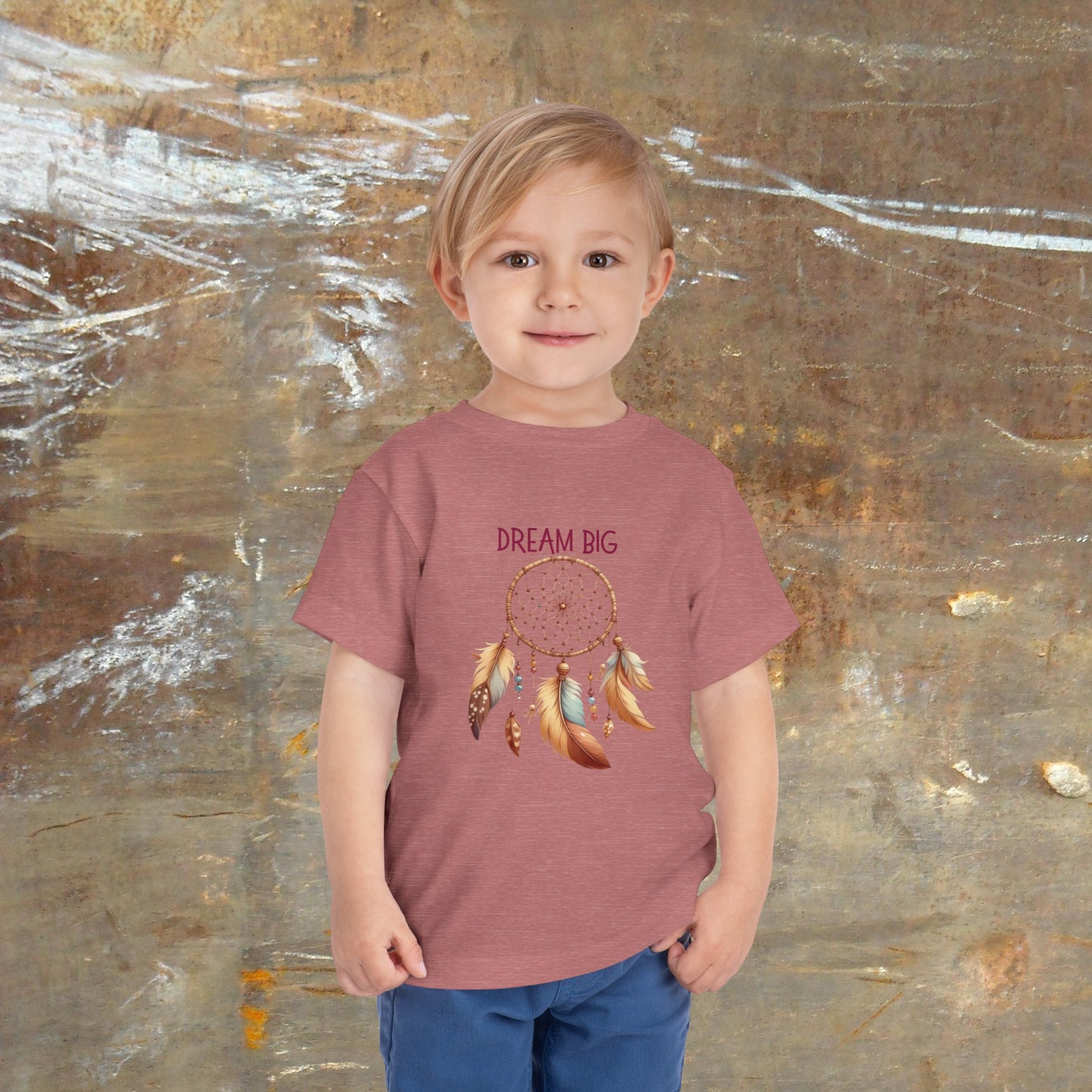 Dream Big | Dreamcatcher | Boho Babies | Hippie | Toddler Short Sleeve Tee