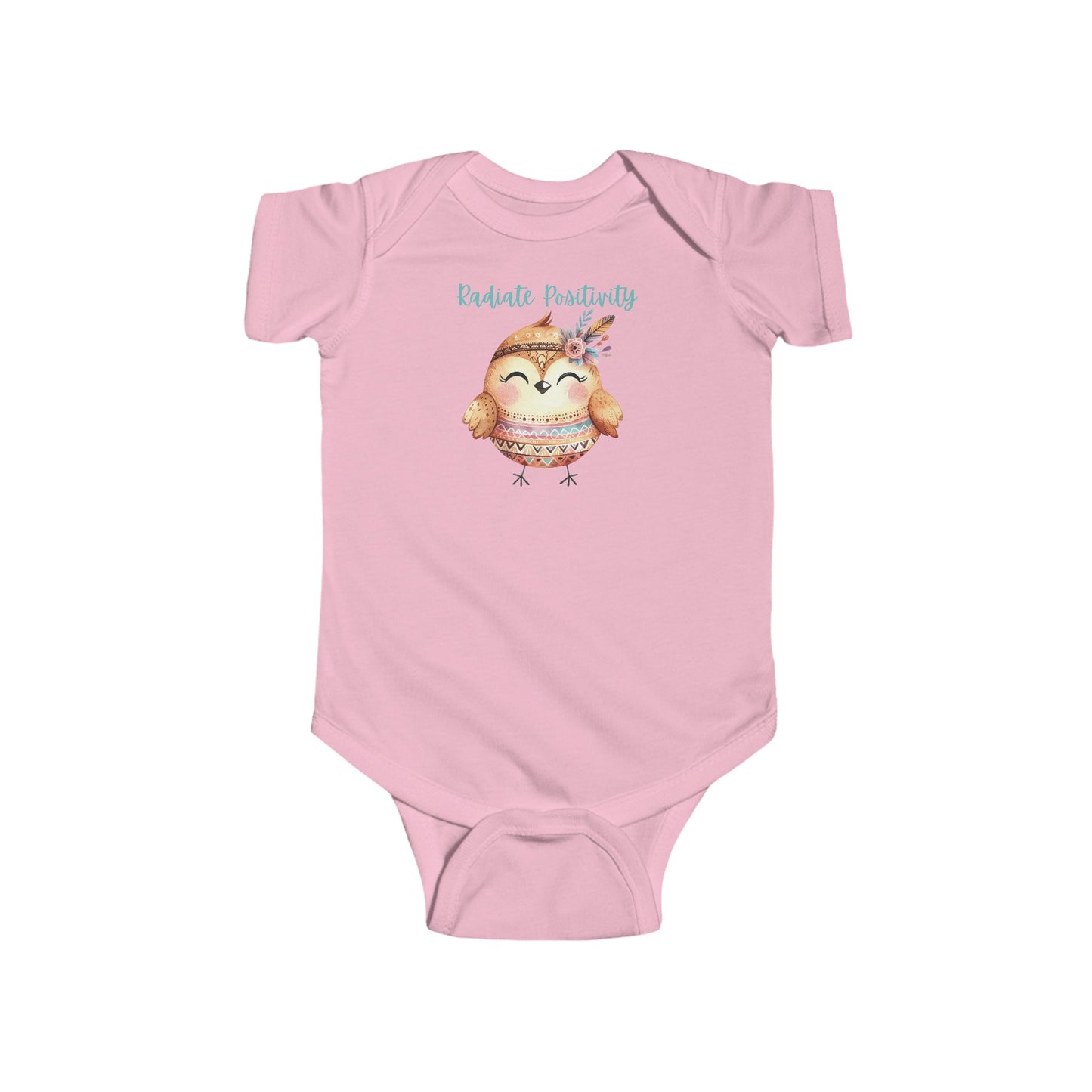 Radiate Positivity | Bird | Boho Babies | Dreamcatcher | Infant Fine Jersey Bodysuit | Onesie