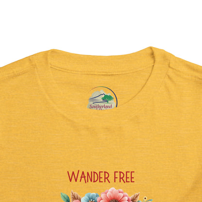 Wander Free | Owl | Boho Babies | Hippie | Toddler Short Sleeve Tee