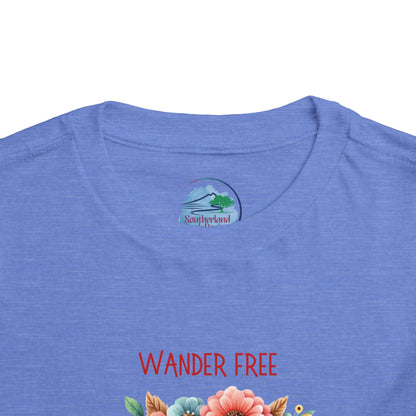 Wander Free | Owl | Boho Babies | Hippie | Toddler Short Sleeve Tee