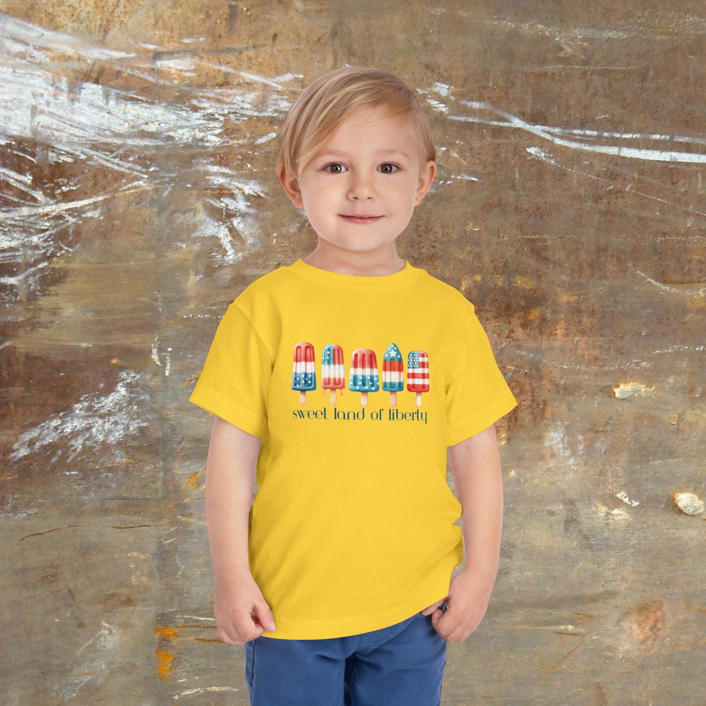 Sweet Land of Liberty | July 4th | Toddler Short Sleeve Tee