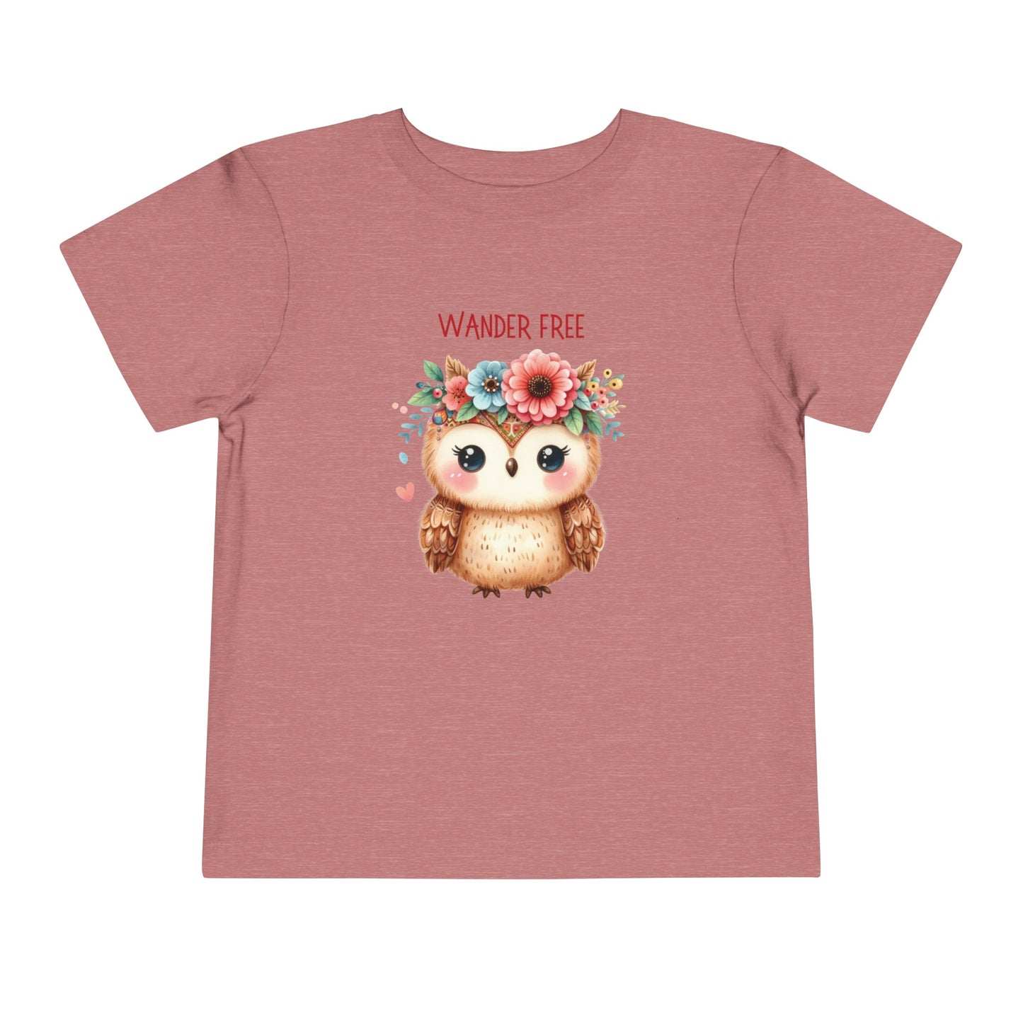 Wander Free | Owl | Boho Babies | Hippie | Toddler Short Sleeve Tee