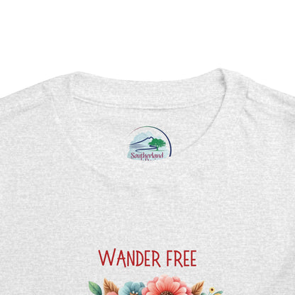 Wander Free | Owl | Boho Babies | Hippie | Toddler Short Sleeve Tee