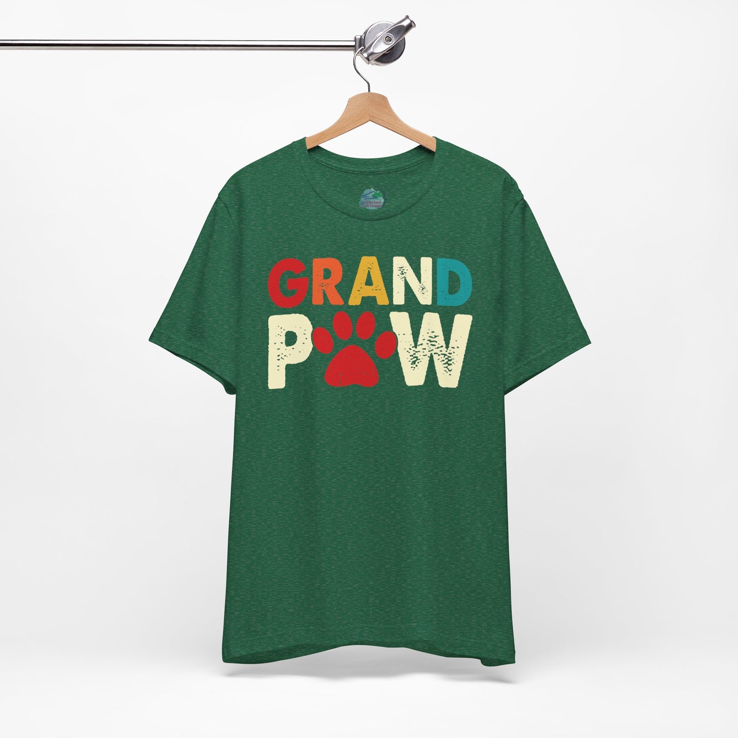 Grand Paw | Dad | Grandpa | Great Grandpa | Father Figure | Father's Day | Adult Jersey Short Sleeve Tee