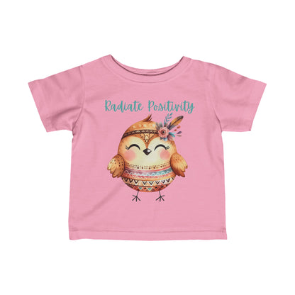 Radiate Positivity | Bird | Boho Babies | Infant Fine Jersey Tee