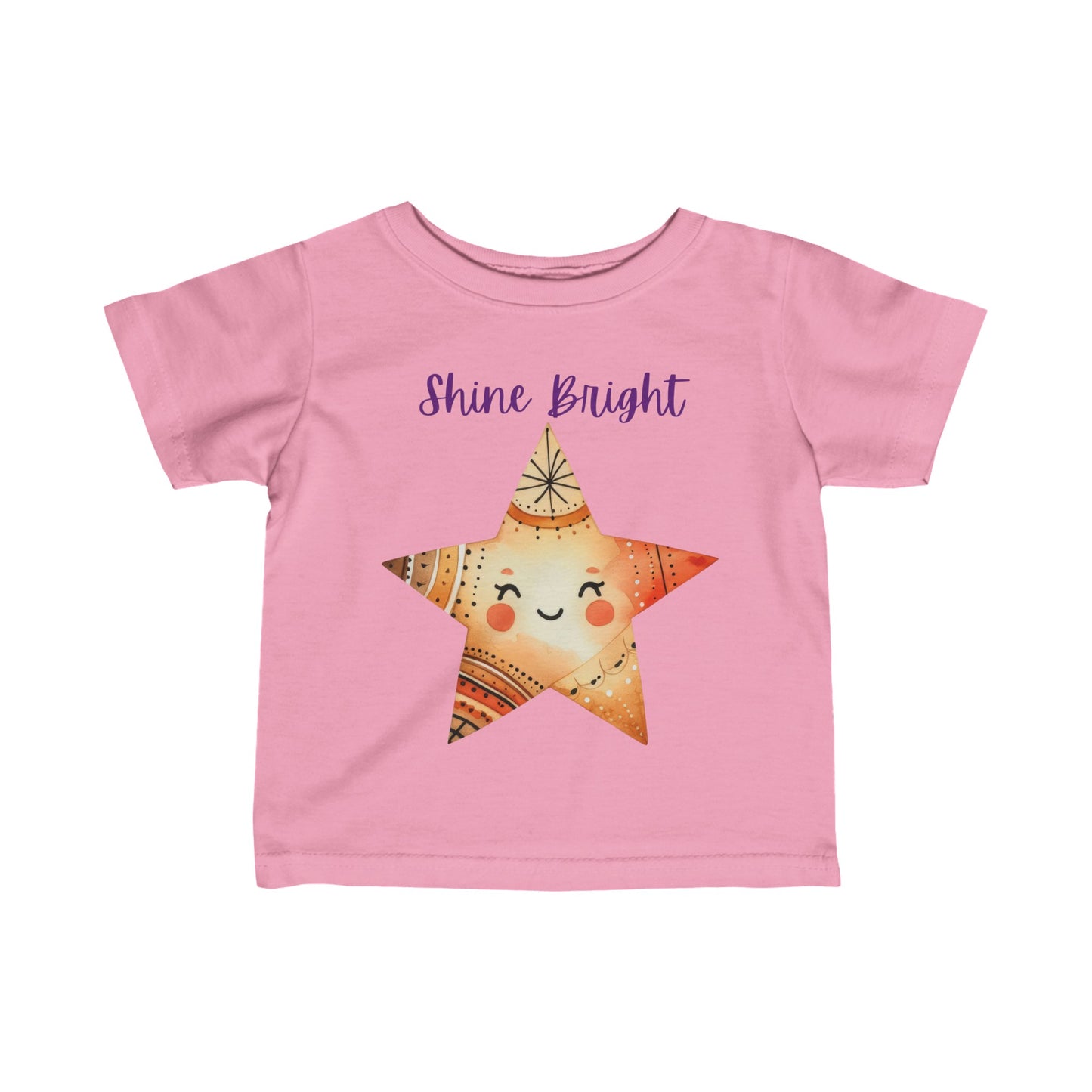 Shine Bright | Star | Boho Babies | Infant Fine Jersey Tee