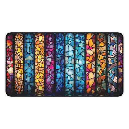 Gaming Mat | Desk Mat | Mouse Pad | Stained Glass | Mosaic | Colors | TCG | MTG