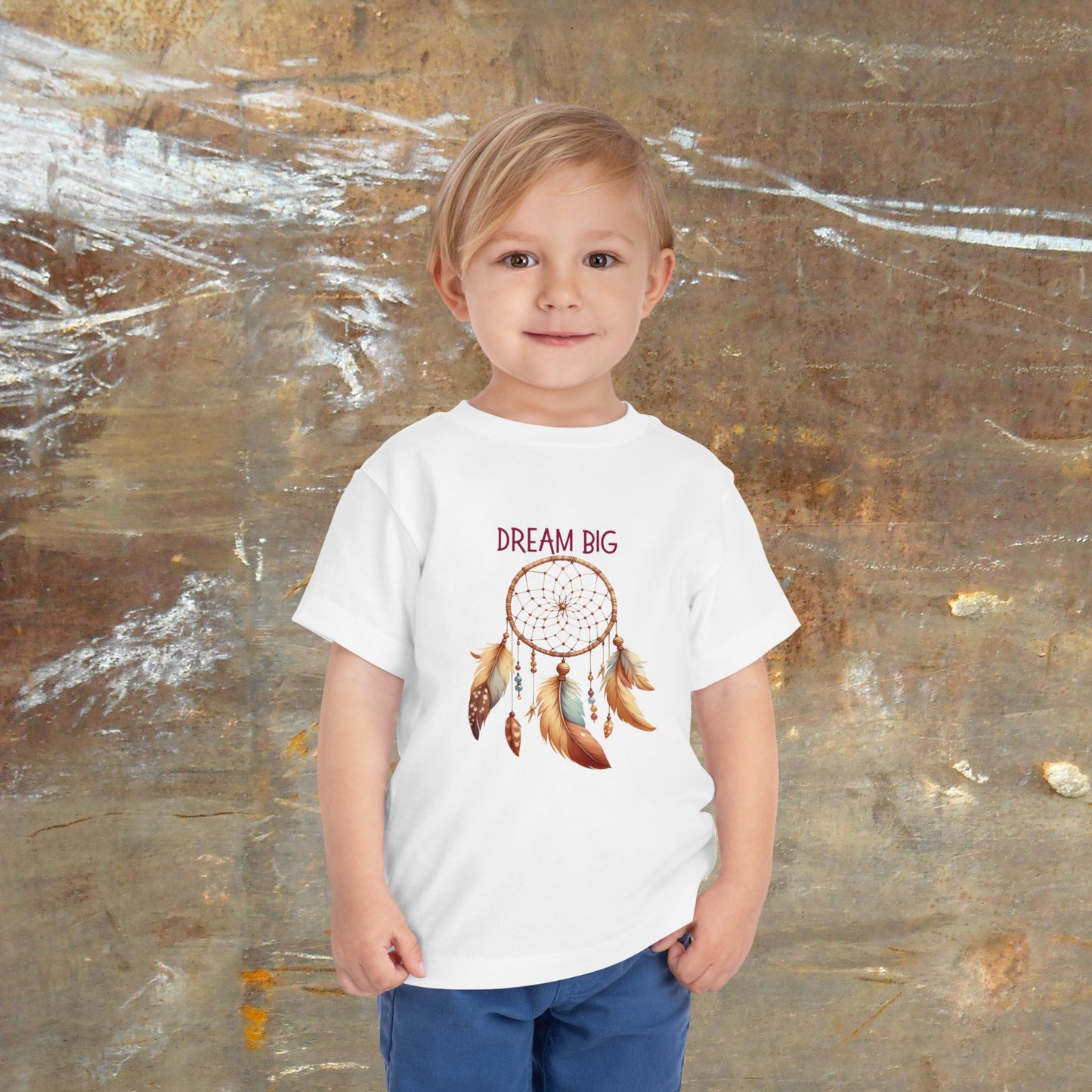 Dream Big | Dreamcatcher | Boho Babies | Hippie | Toddler Short Sleeve Tee