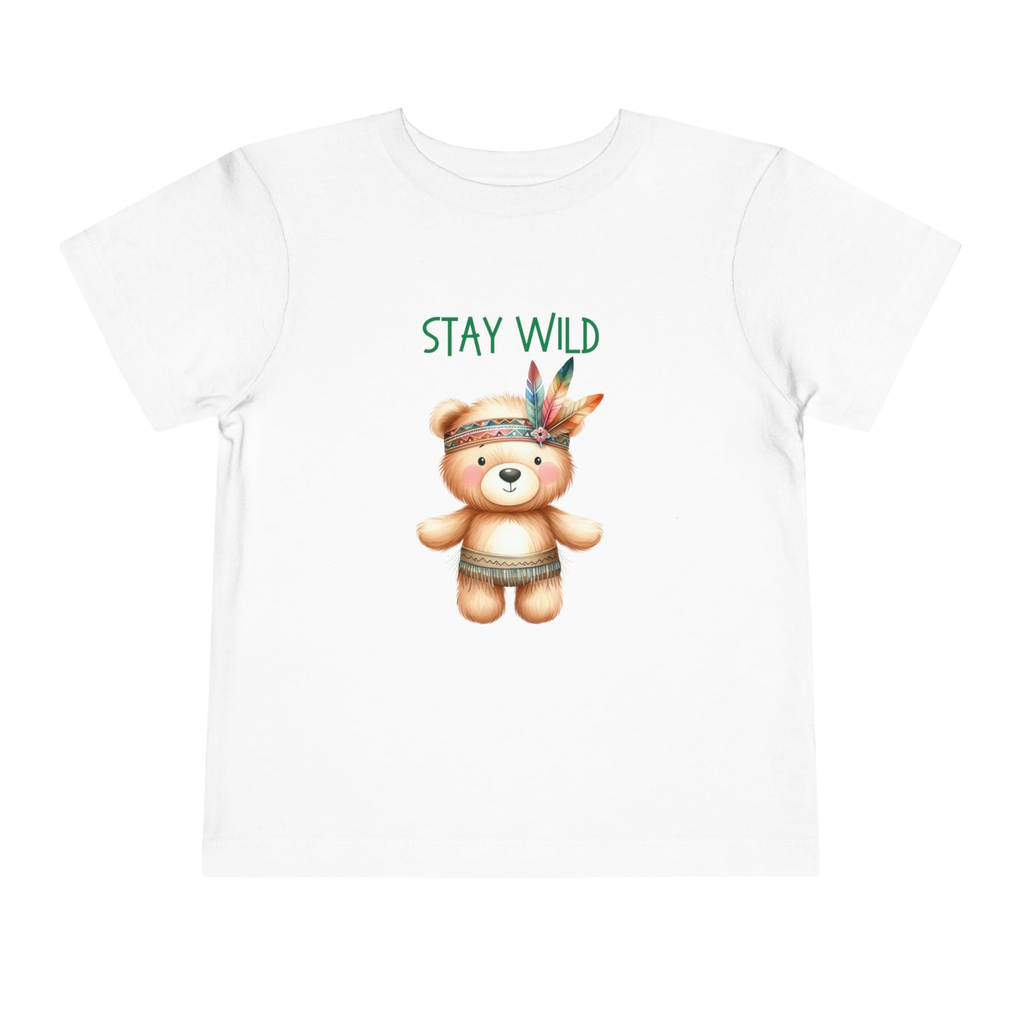 Stay Wild | Bear | Boho Babies | Hippie | Toddler Short Sleeve Tee