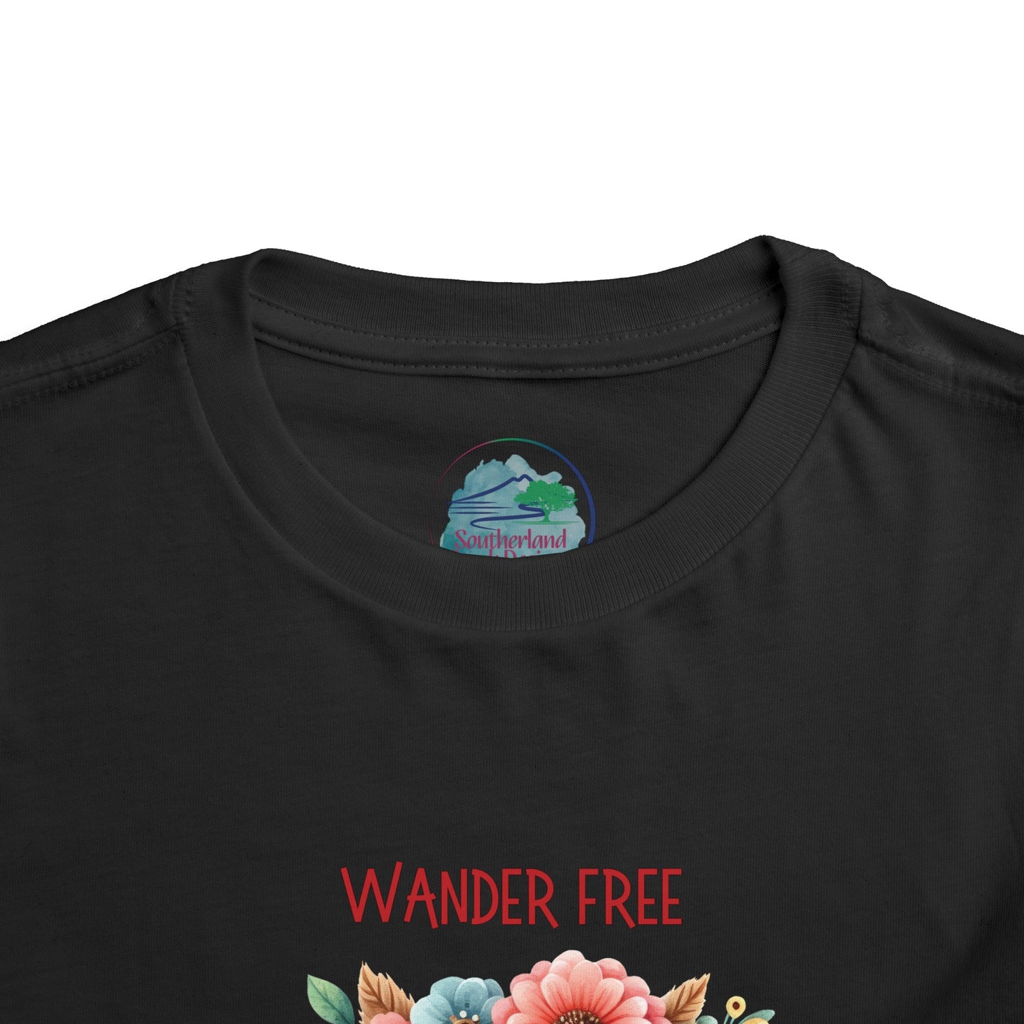 Wander Free | Owl | Boho Babies | Hippie | Toddler Short Sleeve Tee