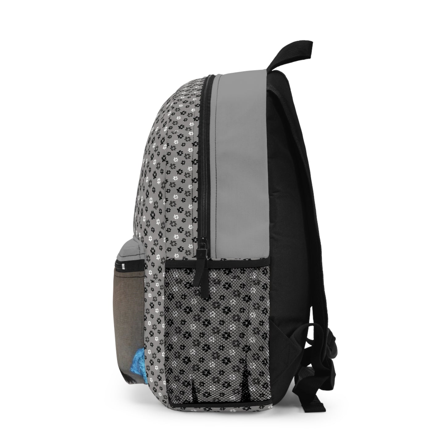Blue Steel Staffordshire Terrier | Paint Splatter | Floral | Dogs | Paw Prints | Backpack |