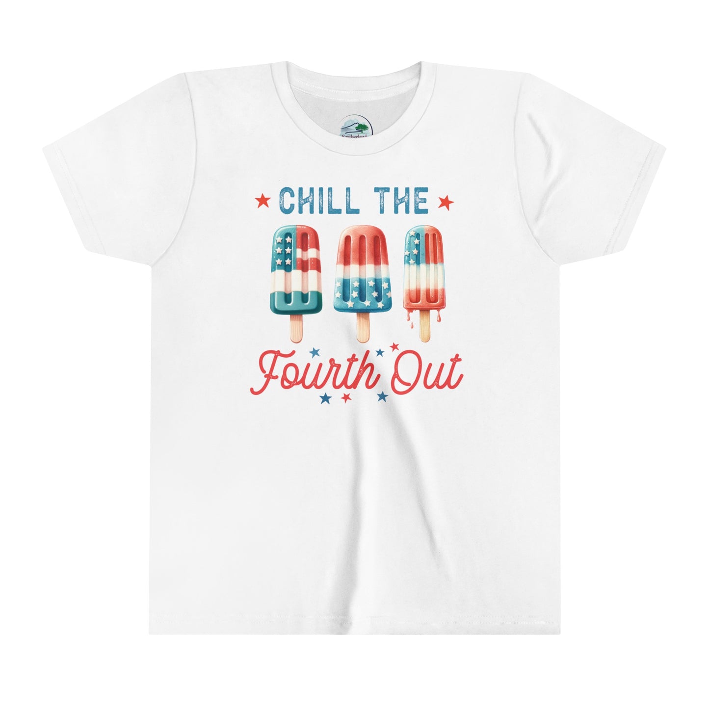 Chill the Fourth Out | July 4th | Youth Short Sleeve Tee