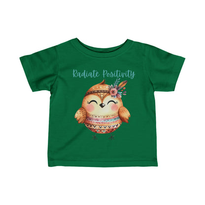 Radiate Positivity | Bird | Boho Babies | Infant Fine Jersey Tee