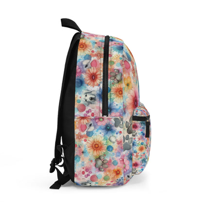 Paint Splatter | Floral | Dogs | Paw Prints | Backpack | Back to school | Kids