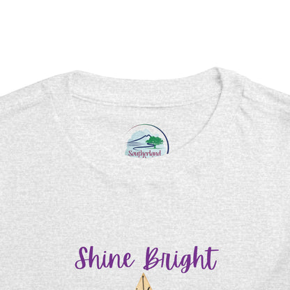 Shine Bright | Star | Boho Babies | Hippie | Toddler Short Sleeve Tee