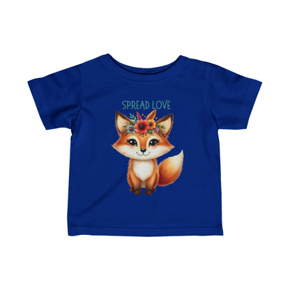 Spread Love | Fox | Boho Babies | Infant Fine Jersey Tee