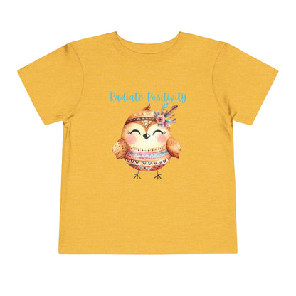 Radiate Positivity | Bird | Boho Babies | Hippie | Toddler Short Sleeve Tee