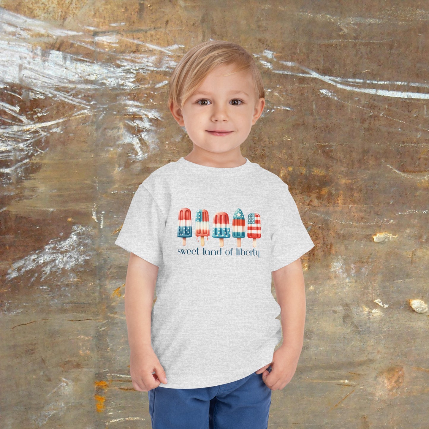 Sweet Land of Liberty | July 4th | Toddler Short Sleeve Tee