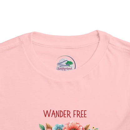 Wander Free | Owl | Boho Babies | Hippie | Toddler Short Sleeve Tee