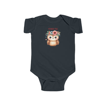 Wander Free | Boho Babies | Owl | Infant Fine Jersey Bodysuit | Onesie