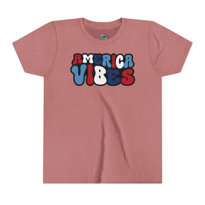 America Vibes | July 4th | Youth Short Sleeve Tee