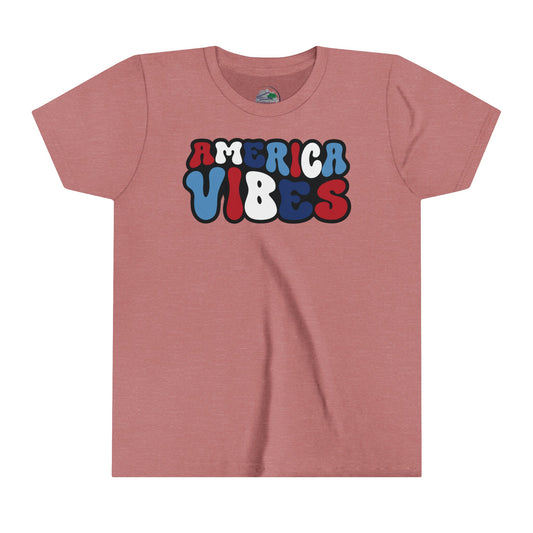 America Vibes | July 4th | Youth Short Sleeve Tee