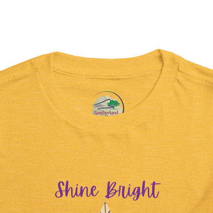 Shine Bright | Star | Boho Babies | Hippie | Toddler Short Sleeve Tee