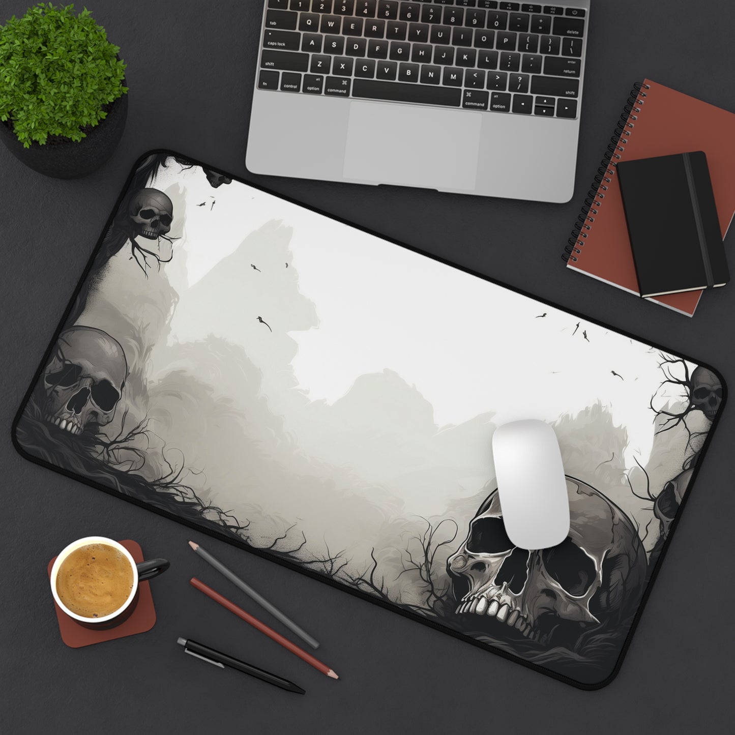 Gaming Mat | Desk Mat | Mouse Pad | Skulls | TCG | MTG