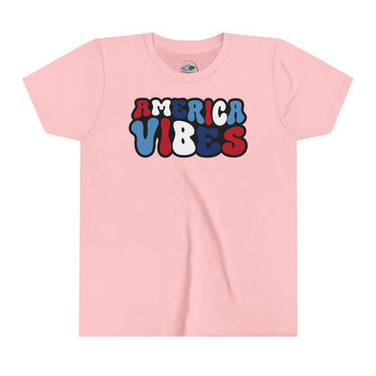 America Vibes | July 4th | Youth Short Sleeve Tee