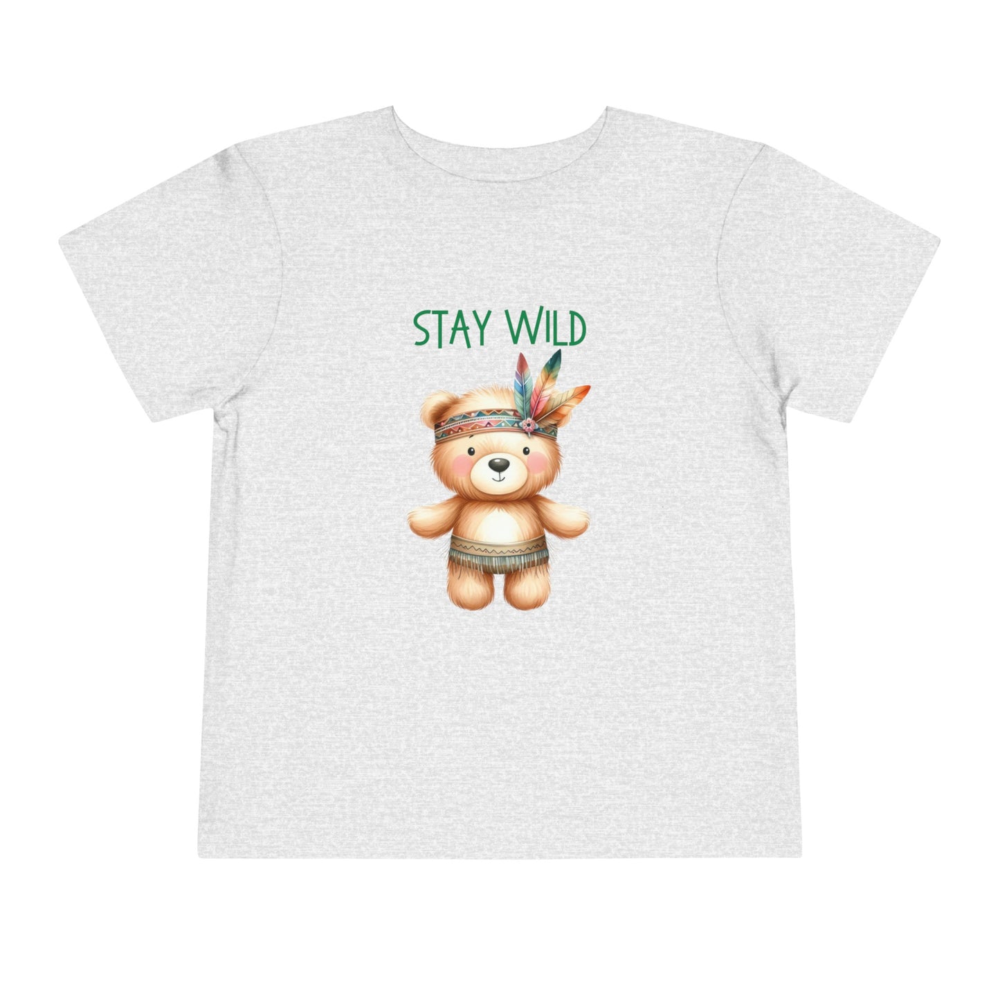 Stay Wild | Bear | Boho Babies | Hippie | Toddler Short Sleeve Tee