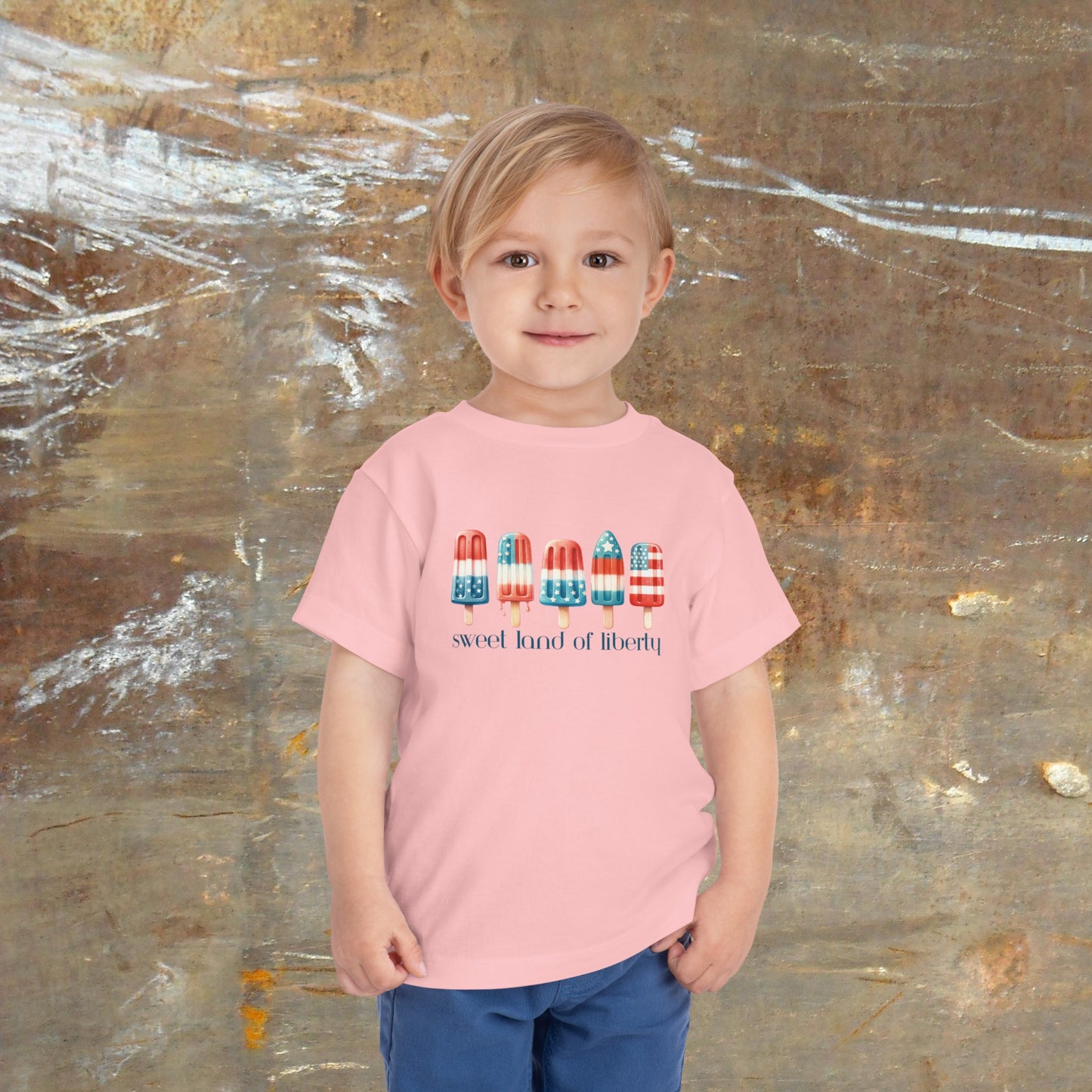 Sweet Land of Liberty | July 4th | Toddler Short Sleeve Tee