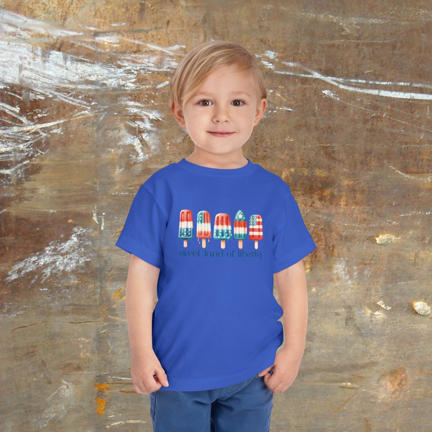 Sweet Land of Liberty | July 4th | Toddler Short Sleeve Tee