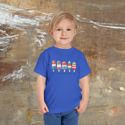 Sweet Land of Liberty | July 4th | Toddler Short Sleeve Tee