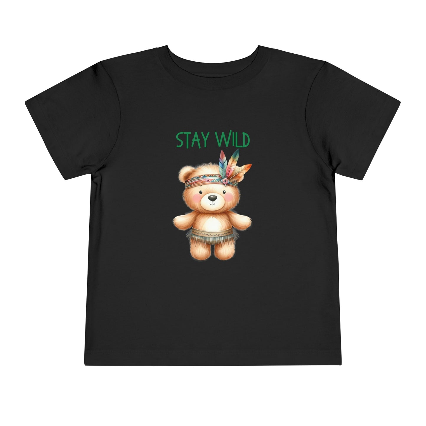 Stay Wild | Bear | Boho Babies | Hippie | Toddler Short Sleeve Tee