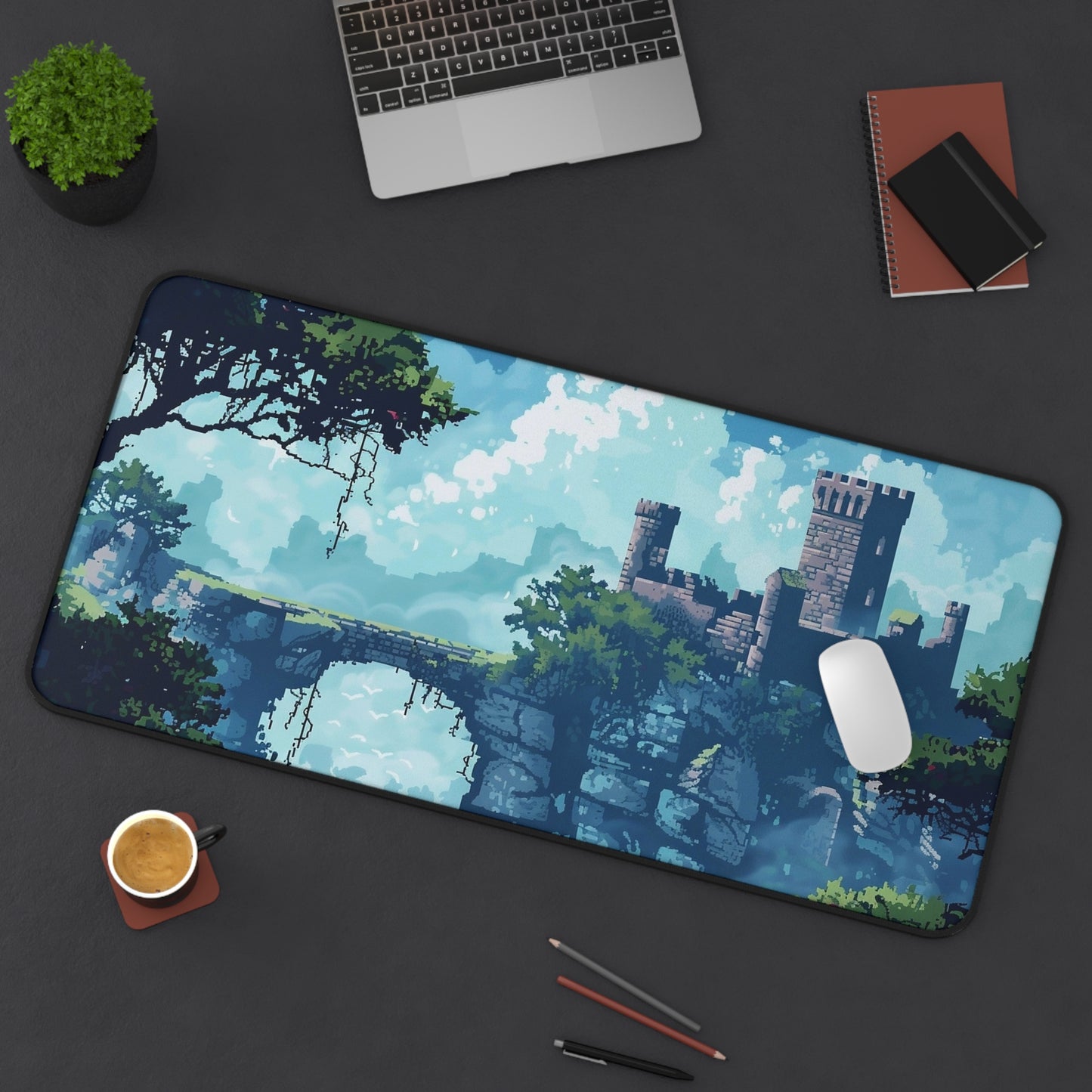 Gaming Mat | Desk Mat | Mouse Pad | Castle | TCG | MTG