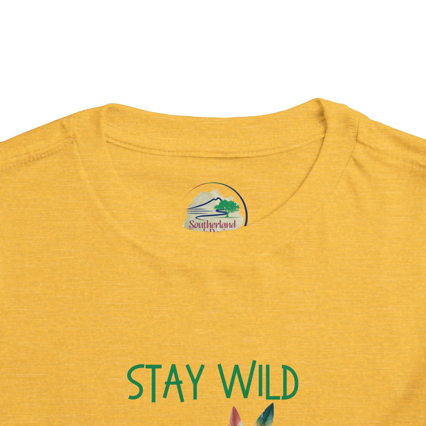 Stay Wild | Bear | Boho Babies | Hippie | Toddler Short Sleeve Tee