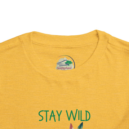 Stay Wild | Bear | Boho Babies | Hippie | Toddler Short Sleeve Tee